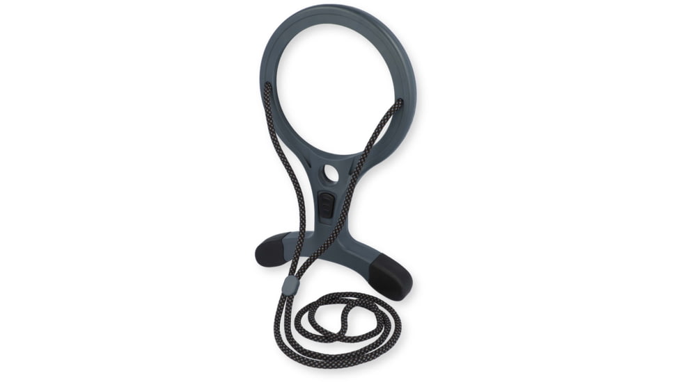 Carson Optical AS-70 Lume Series Hands-Free Magnifier, Gray, 5.7 in x 1.0 in x 9.3 in, AS-70