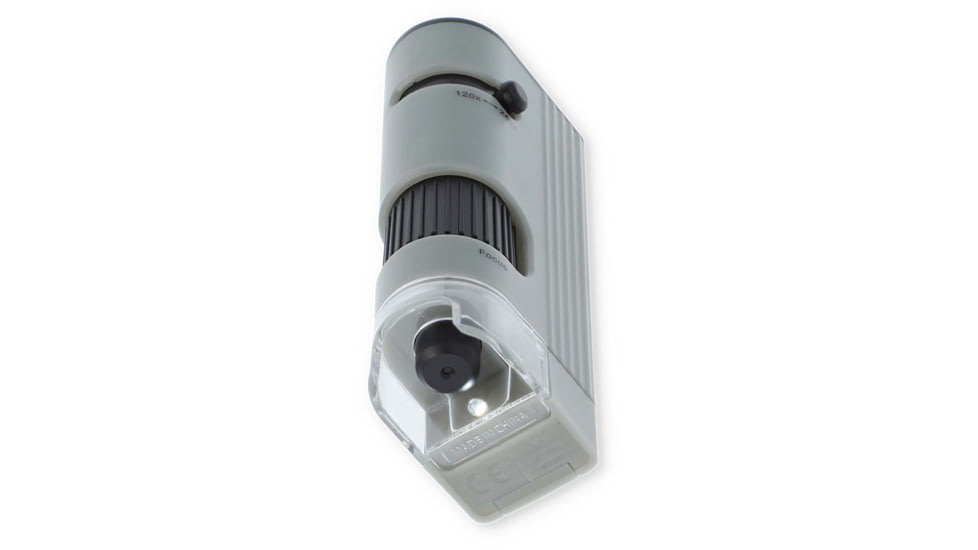 Carson Optical MP-400 MicroPic 120-240x Pocket Microscope, Gray, 1.0 in x 1.7 in x 5.1 in, MP-400