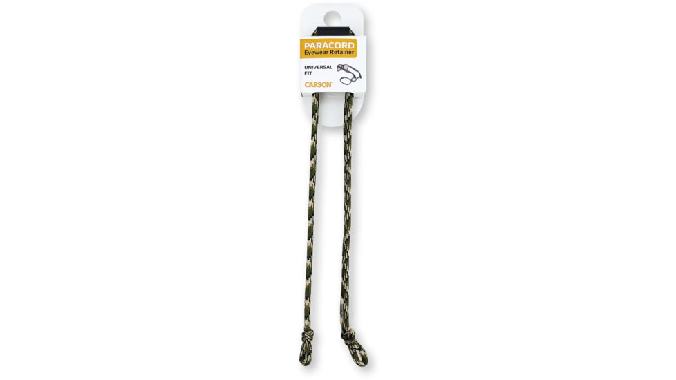 Carson Optical Paracord Eyewear Retainers, Forest Camo, EX-50CAM
