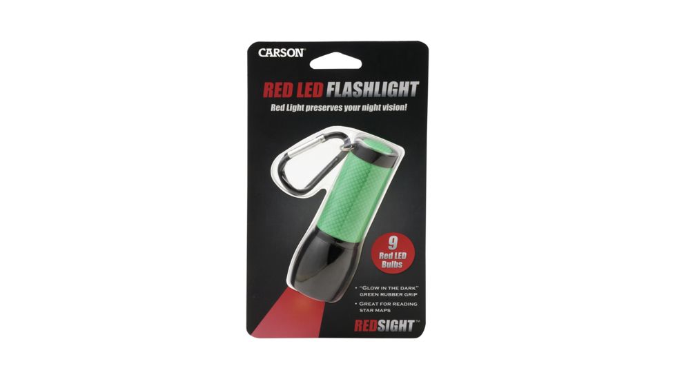 Carson RedSight Red LED Flashlight, Blue SL-22