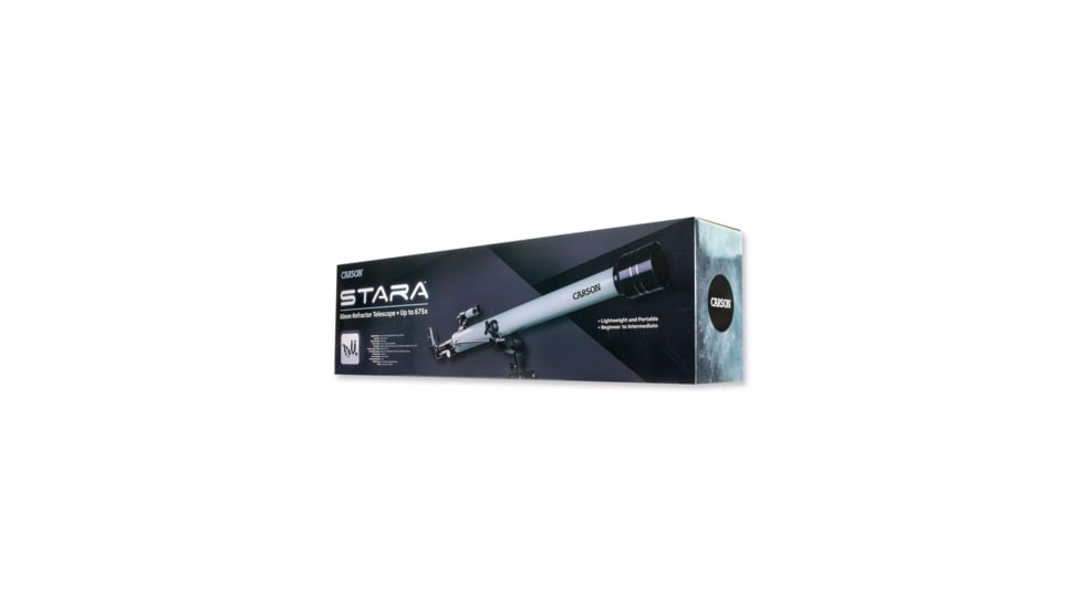 Carson Stara 45-675x 60mm Refractor Telescope, Gray, SR-100