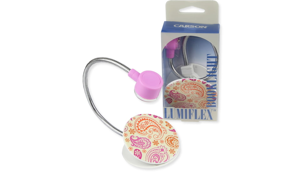 Carson Ultra-Bright Fully Adjustable LED Book Light - Paisley FL-9001