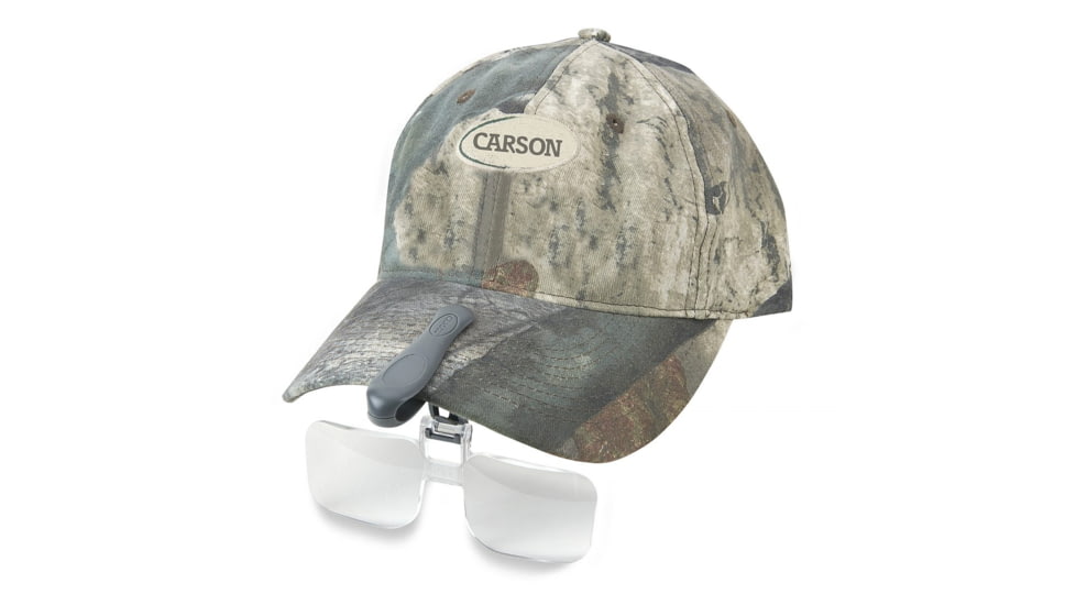 Carson VisorMag 2.25x Power +5.00 Diopters Clip-On Magnifying Lens for Hats VM-14