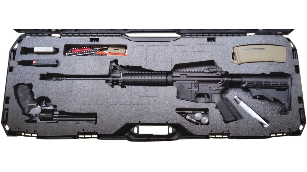 Case Club AR15 Rifle Carry Case, Black, Medium, CC6500FLAR15