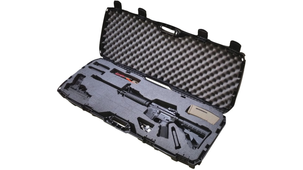 Case Club AR15 Rifle Carry Case, Black, Medium, CC6500FLAR15