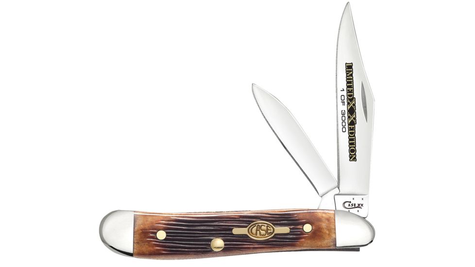 Case Limited XX Edition Series XXXIII Barnboard Jig Burnt Brown Bone Peanut (6220 SS), 11759