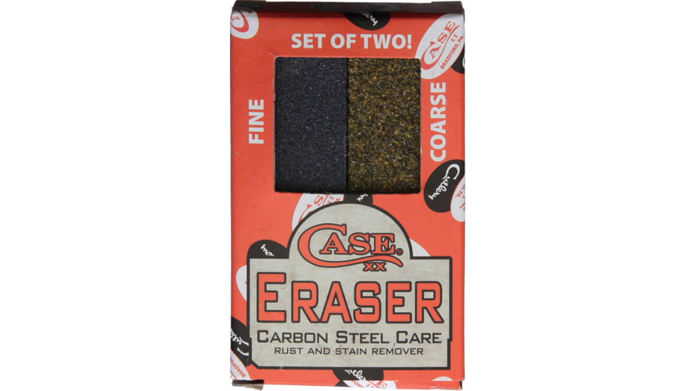 Case Rust Eraser Set, with two carbon steel care rust and stain removers, CAE01