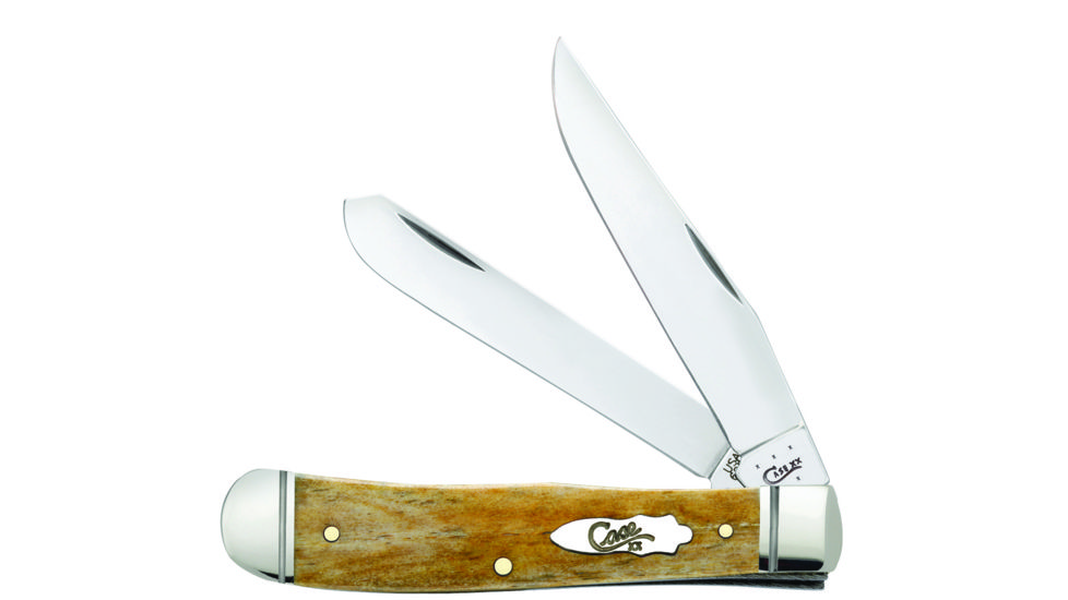 Case Smooth Antique Bone - Trapper Folding Blade, 6254 SS, 58182