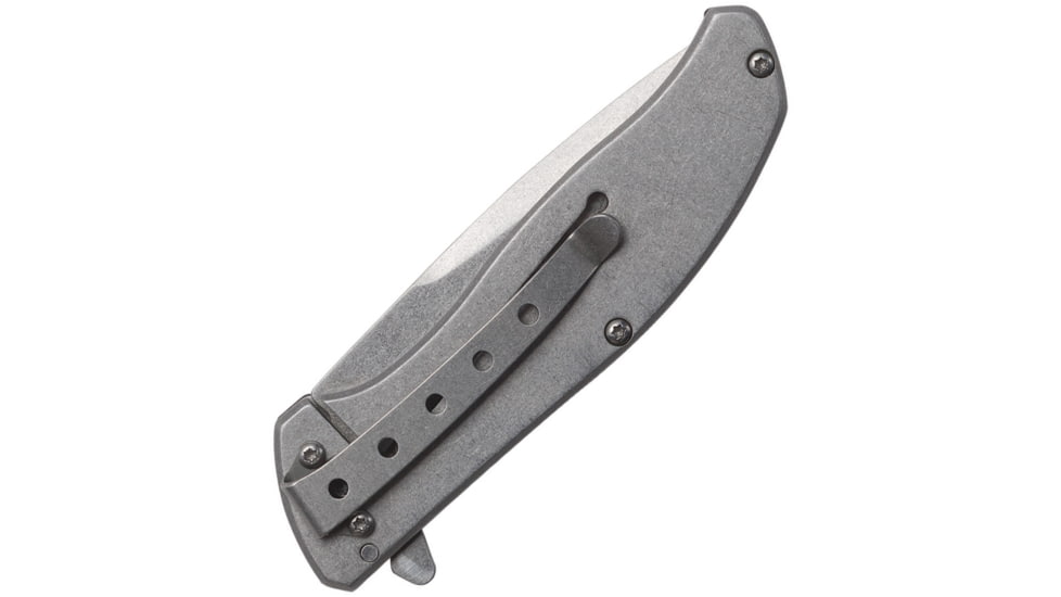 Case Harley TecX Framelock Folding Knife, 3in Stonewash SS Blade, Black G10 Handle With Stonewash SS Back Handle, Pocket Clip, Black, 52197