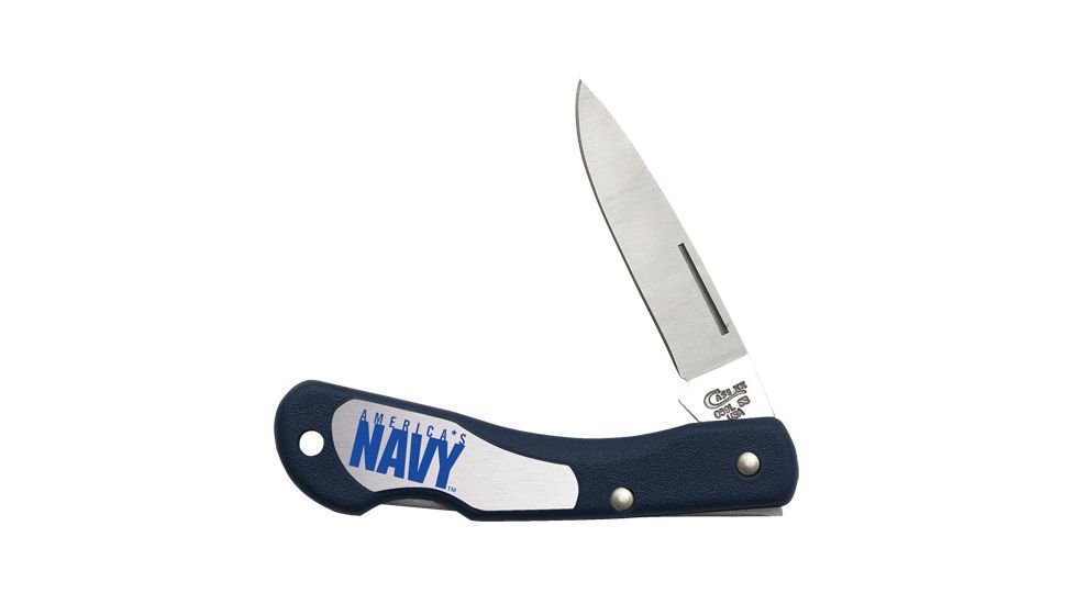 Case U.S. Navy - Smooth Navy Blue Synthetic Mini Blackhorn LT1059L SS, 17711