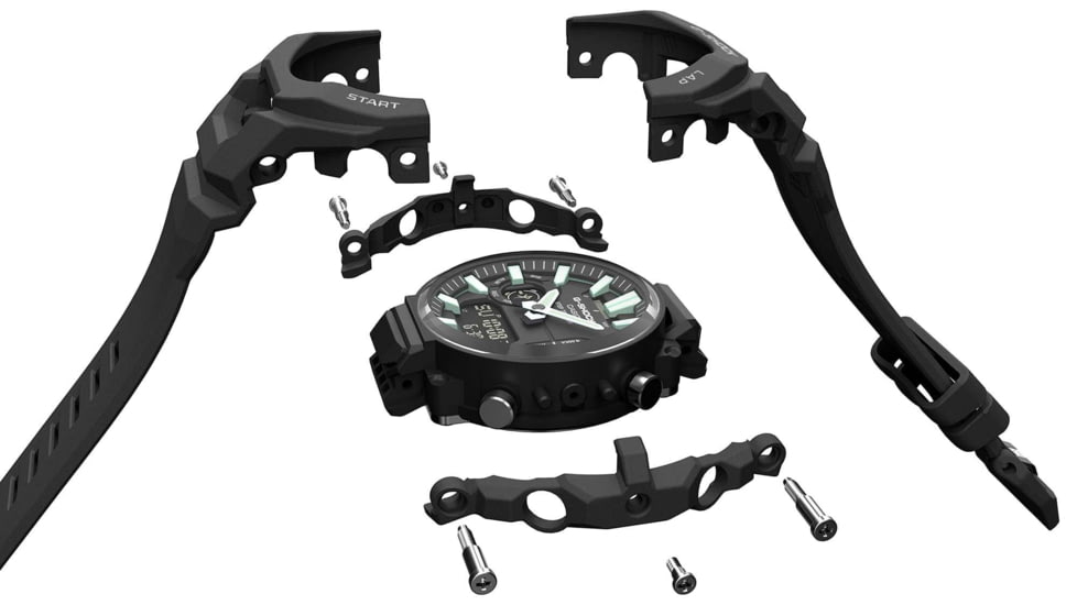 Casio G-Shock Mens Move Analog-Digital Watch w/Bluetooth Connect/Step Tracker, 49 mm Case Diameter, Resin, Black, Bio-based Resin, GBA-950-1ACR
