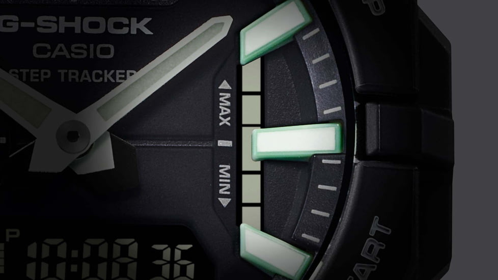 Casio G-Shock Mens Move Analog-Digital Watch w/Bluetooth Connect/Step Tracker, 49 mm Case Diameter, Resin, Black, Bio-based Resin, GBA-950-1ACR