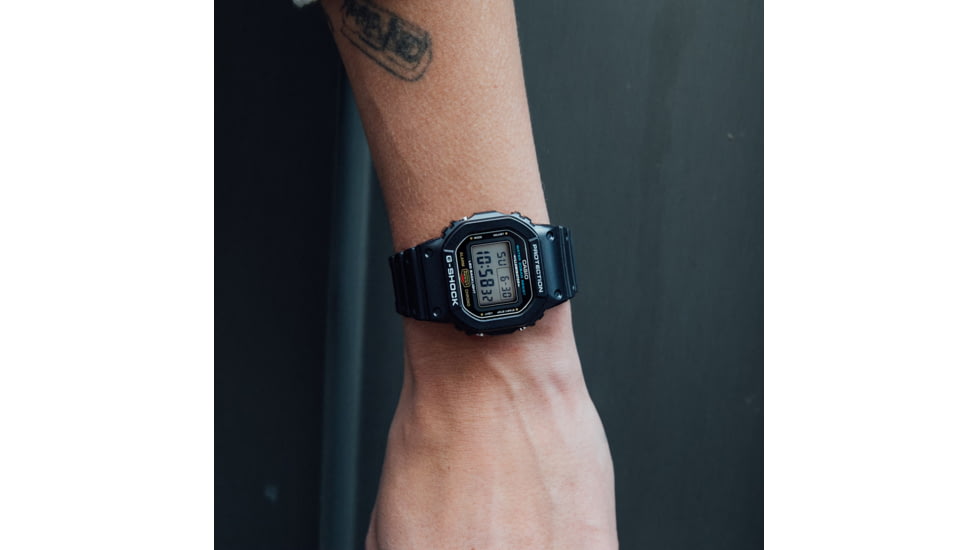Casio Outdoor G-Shock Classic Hockey Puck Watch, Black DW5600E-1V