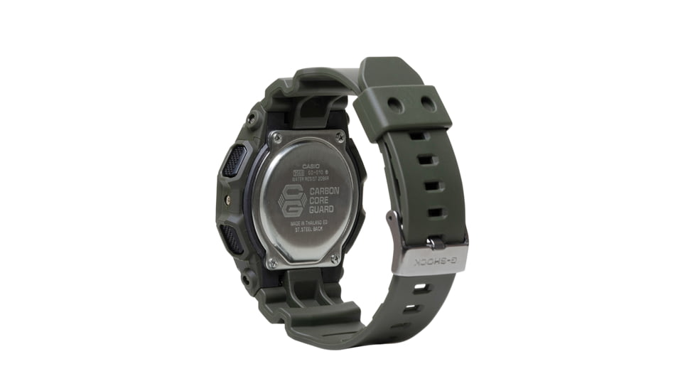Casio Tactical G-Shock Classic 10-Year Battery Digital Watch - Mens, Green, One Size, GD-010-3CR