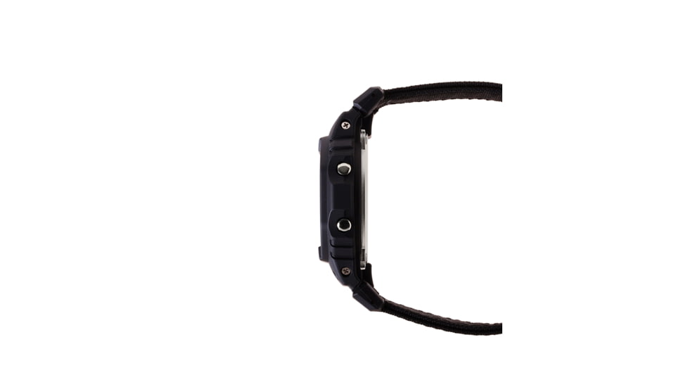 Casio Tactical G-Shock Classic All Black Design Watch w/ECO-Friendly Cordura Nylon Strap - Mens, One Size, DW-5600BCE-1CR