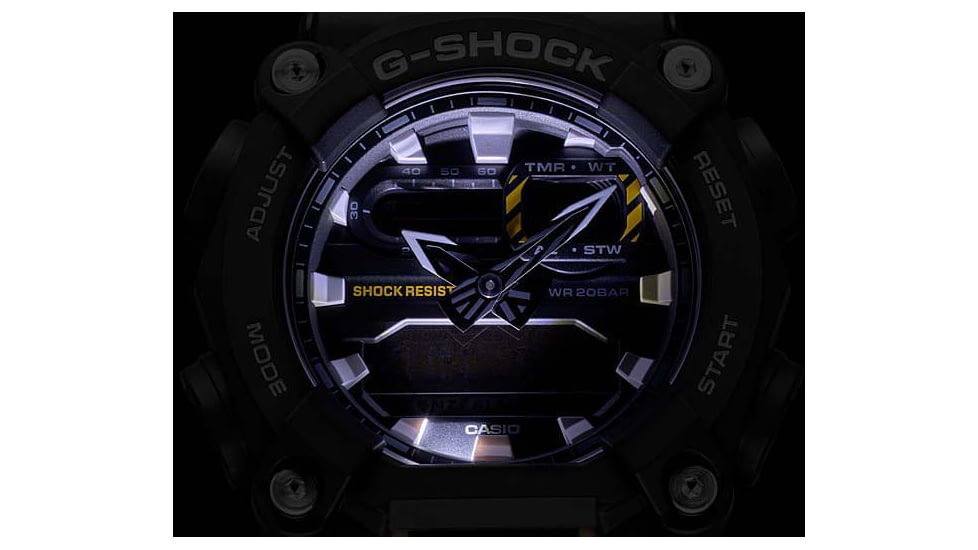 Casio Tactical G-Shock Heavy Duty Super LED Watches, Black, GA900-1A
