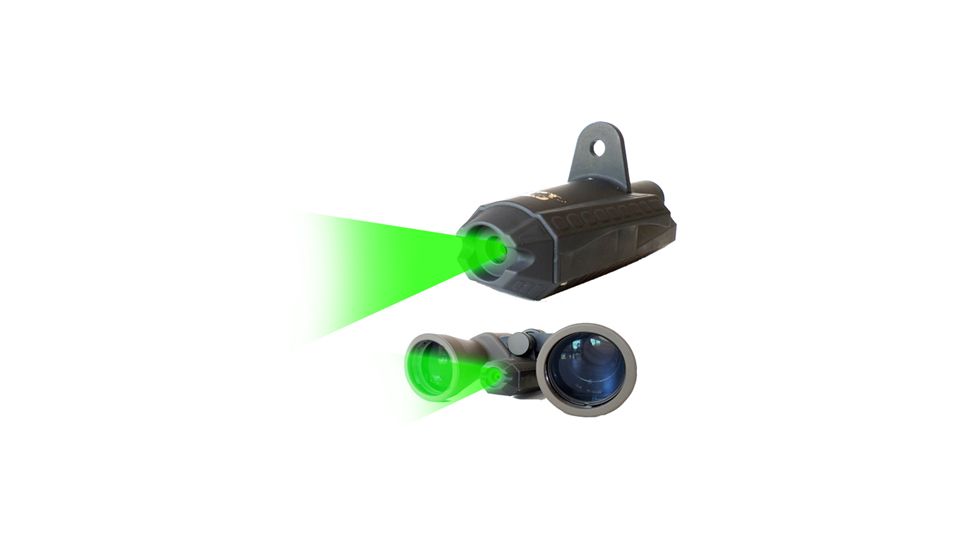 Cassini C-P7 7.5x50mm Waterproof Porro Prism Binocular w/Cassini C-IL Green Laser Illuminator