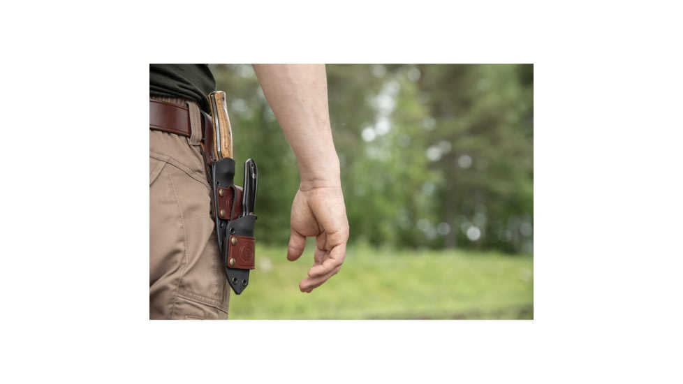 Casstrom Safari Mini Hunter Hanger, Leather, Brown, 13058