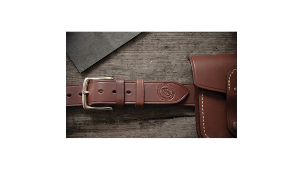 Casstrom Swedish Forest Belt - Men's, Small-Extra Large, 100cm, Brass Buckle, Leather, Brown, 11551