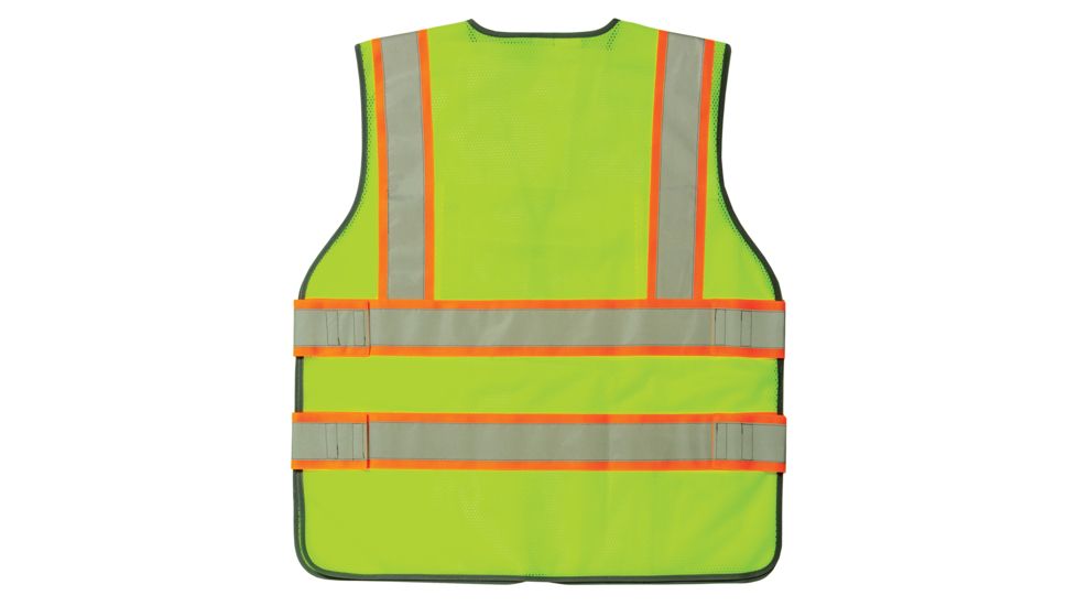 Caterpillar 5 Point Break Away Safety Vest, Hi-Vis Yellow, Medium/Large 1322029-407-M/L