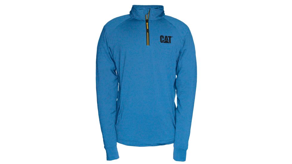 Caterpillar Contour 1/4 Zip Sweatshirt, Sapphire, Medium 1910040-01C-M