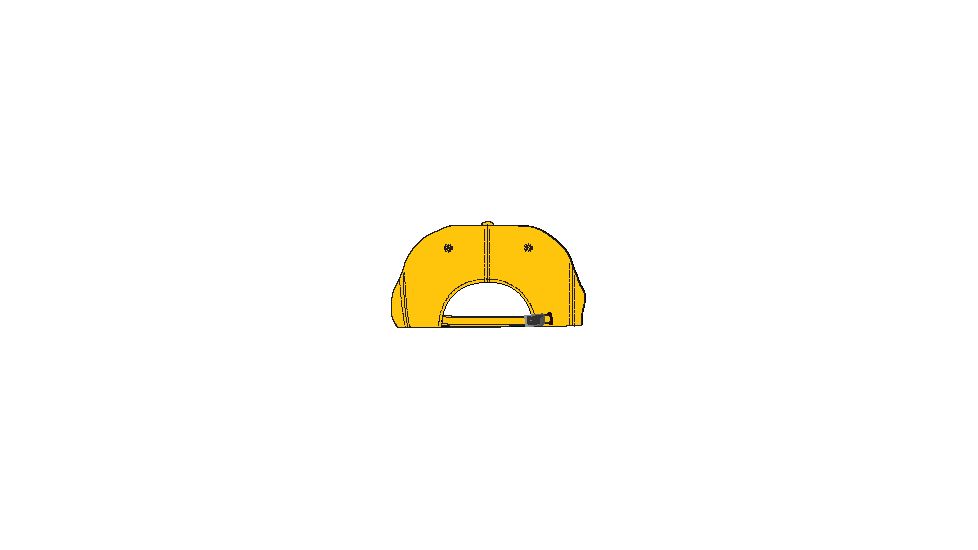 Caterpillar Trademark Cap, Yellow, One Size W01791-555-OS