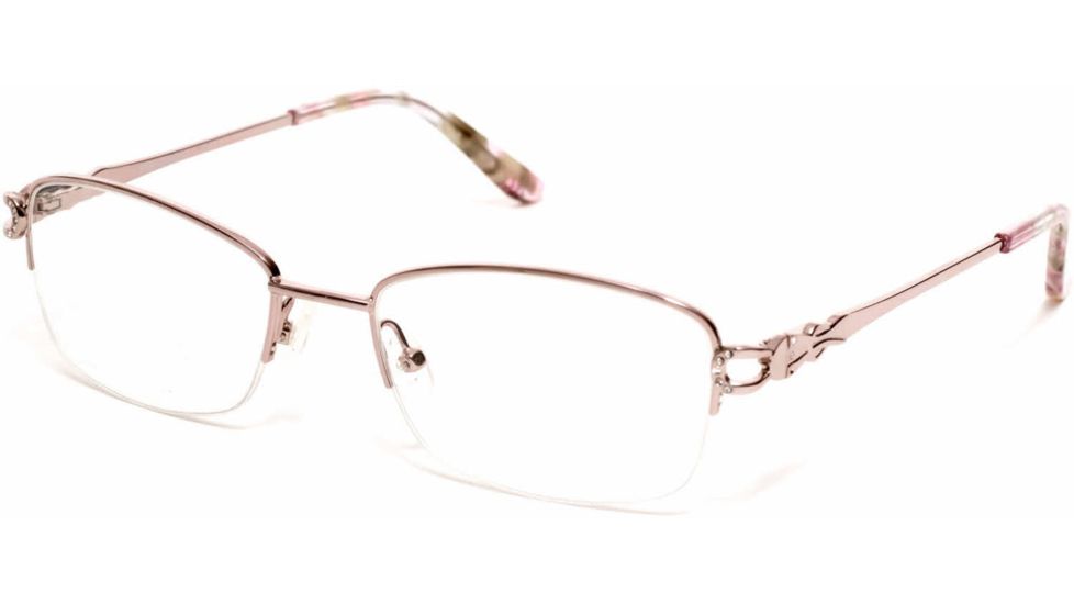 Catherine Deneuve CD0421 Progressive Prescription Eyeglasses - Shiny Pink Frame, Shiny Pink Lenses, 49 mm Lens Diameter CD042149072