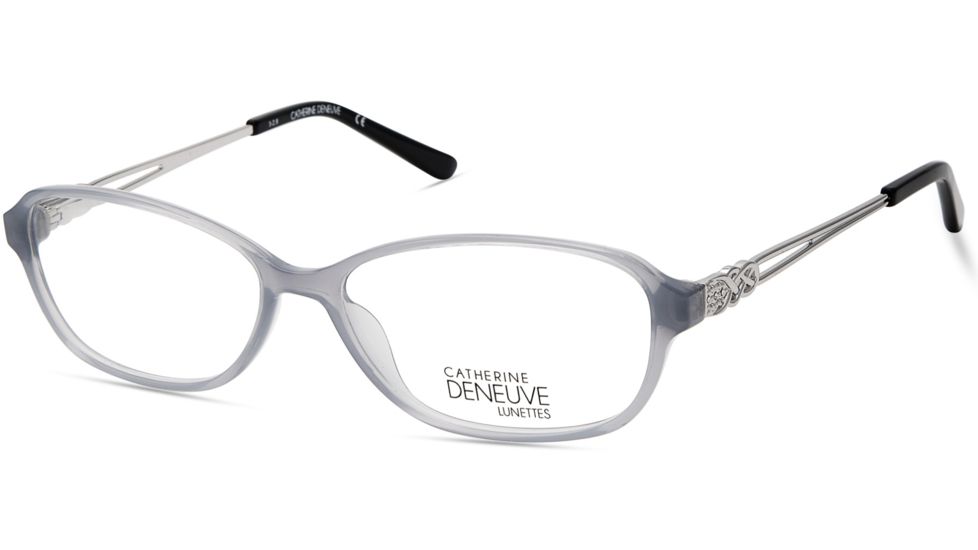 Catherine Deneuve CD0428 Eyeglass Frames - Shiny Light Blue Frame Color, Shiny Light Blue Lens Color