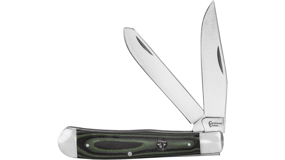 Cattleman'S Cutlery Cowhand Trapper Green