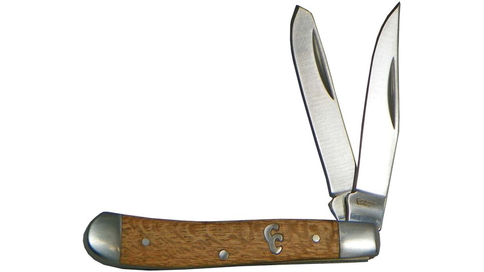 Cattleman'S Cutlery Sagebrush Peanut Snakewood Folding Knife,Stainless Steel,Standard Edge,Clip and Spey,Brown,Snakewood Handle CC0006SW