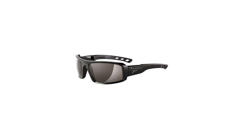 Cebe S'Sential Single Vision Rx Sunglasses Shiny Black Frame, CBSENT1