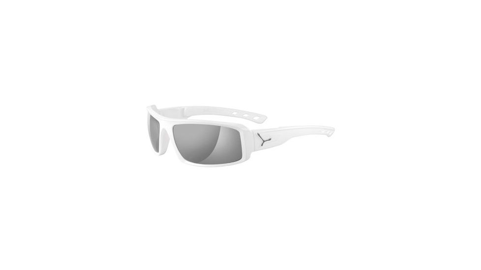 Cebe S'Sential Single Vision Rx Sunglasses Shiny White Frame, CBSENT5