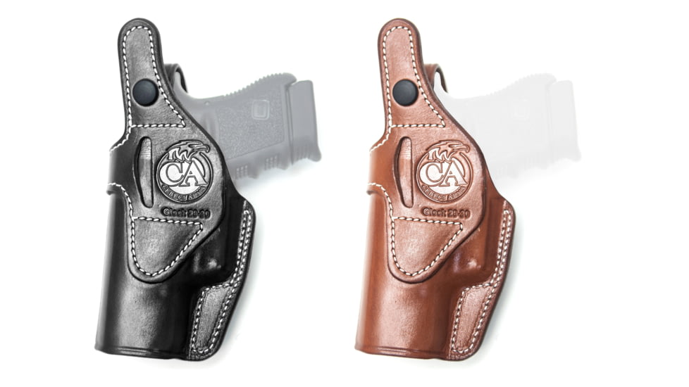 Cebeci Arms Browning Leather IWB Holster, Black, Tan