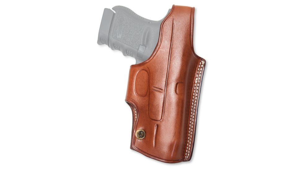 Cebeci Arms Leather 4-Way Holster for 1911 &amp; All Clones w/rail 3.5in Barrel, Tan, Left Hand, 20564LT68