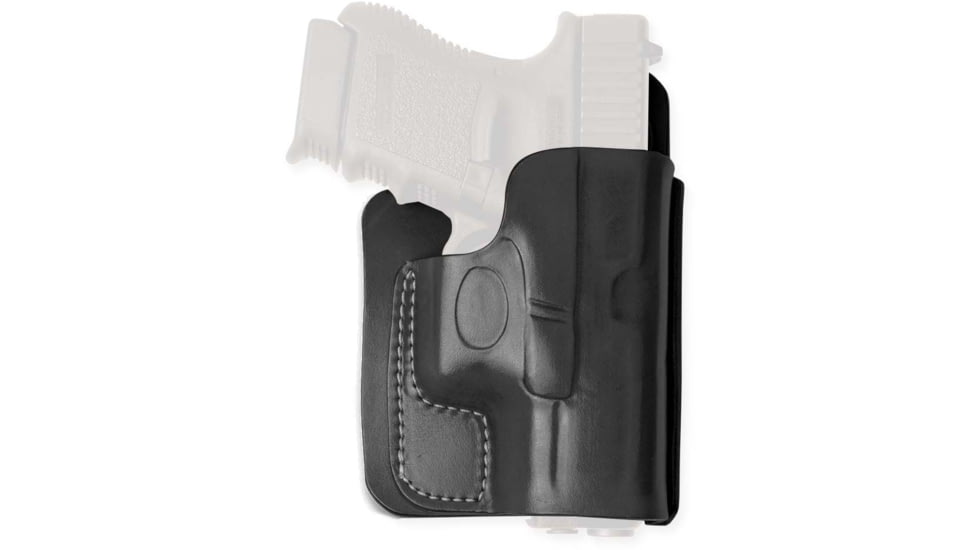 Cebeci Arms Leather Back Pocket Holsters, Colt King Cobra, Left, Black, 20446LB18