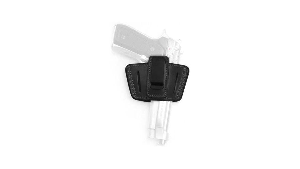Cebeci Arms Leather Slide Holster w/clip FRD for Large Size, Black, Ambidextrous 21150BB01