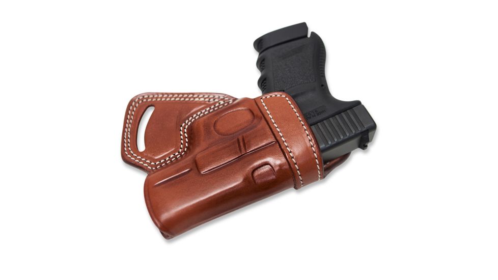 Cebeci Arms Leather Small of the Back Sob Holsters, Sig Sauer P365, Left, Tan, 20894LT85