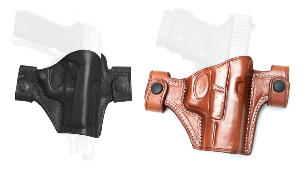Cebeci Arms Remington Leather Snap Holster 20832, Black, Tan