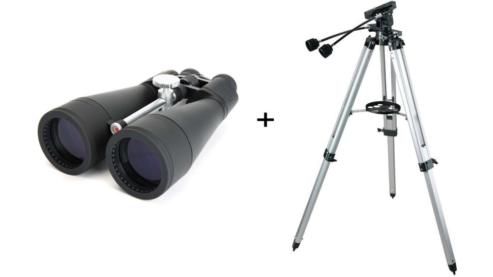 Celestron 20x80 SkyMaster Giant Binoculars w/ Heavy Duty Alt-Azimuth Tripod, 71018-KIT1