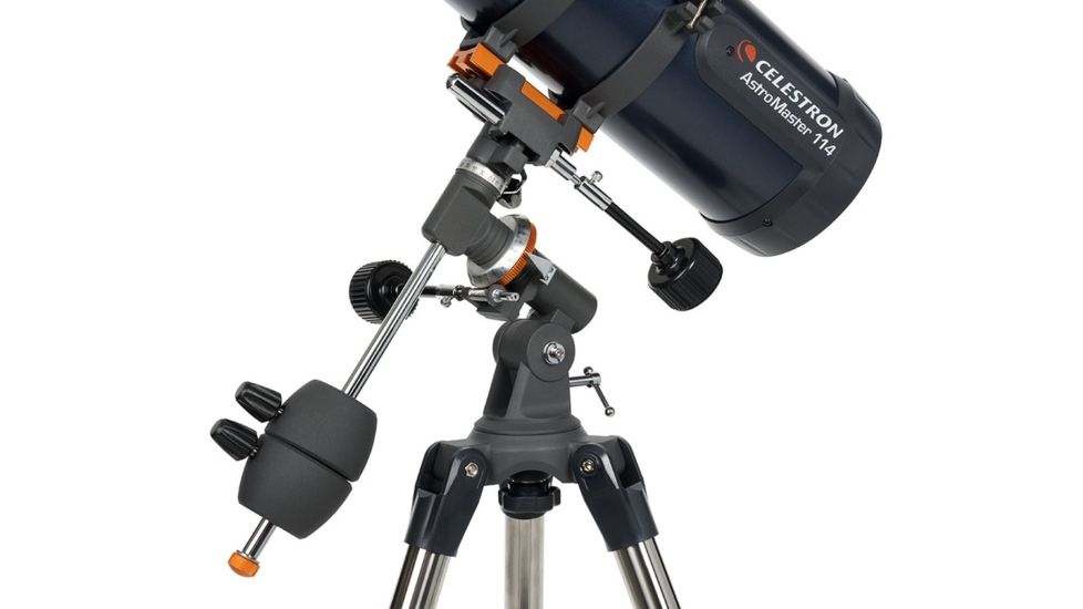 Celestron AstroMaster 114 EQ Equatorial Reflector Telescope 31042