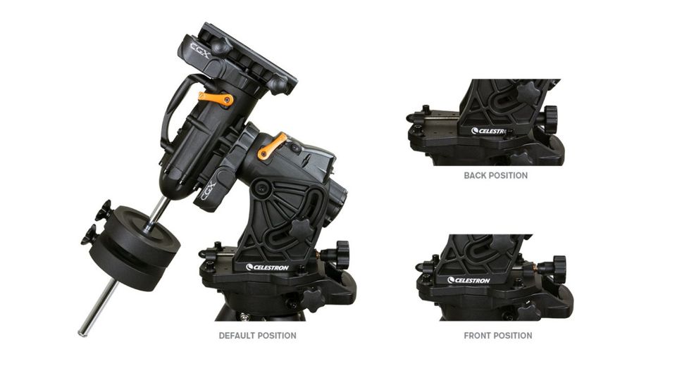 Celestron CGX Computerized Telescope Mount, Black, 91530