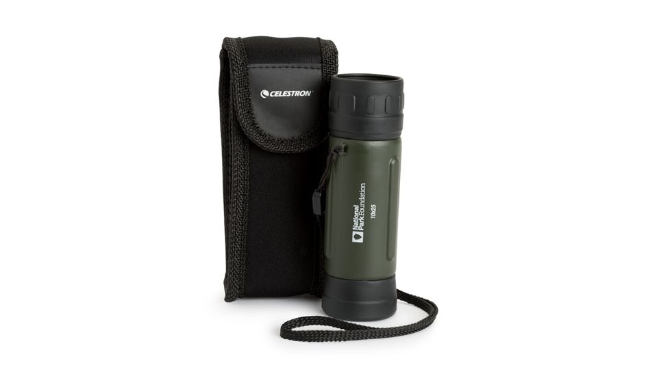 Celestron National Park Foundation 10x25 Monocular, Green, 71225