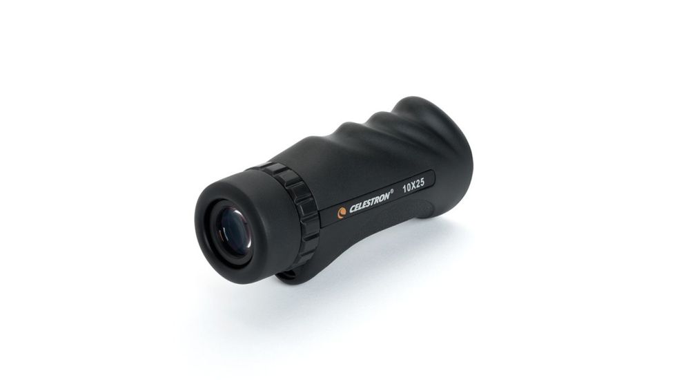 Celestron Nature 10x25 Waterproof Roof Prism Monocular, Black - 71210