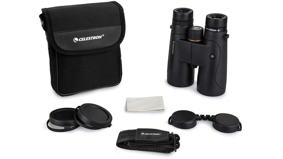 Celestron Nature DX 12X50mm Roof Prism Binoculars, Black, 72326