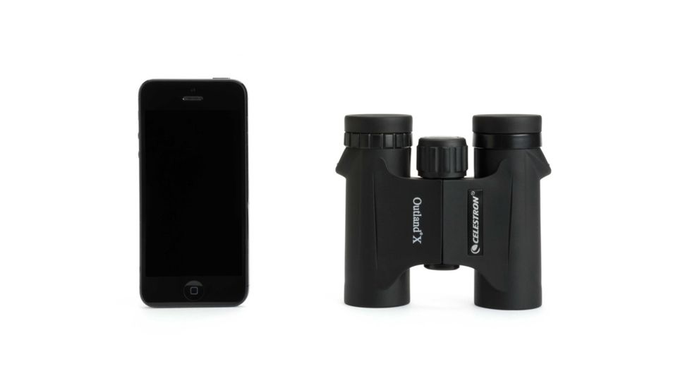 Celestron Outland X 8x25 Roof Prism Binocular, Black - 71340
