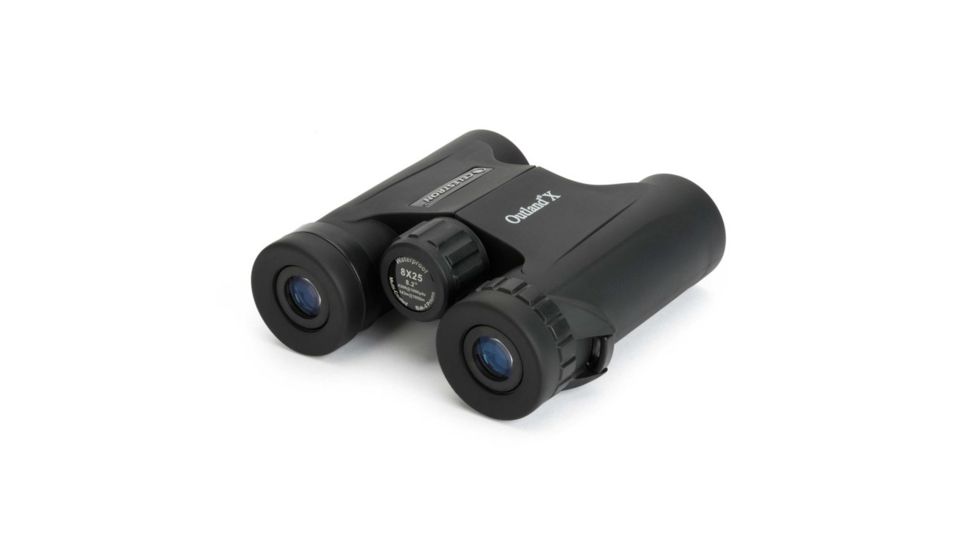 Celestron Outland X 8x25 Roof Prism Binocular, Black - 71340