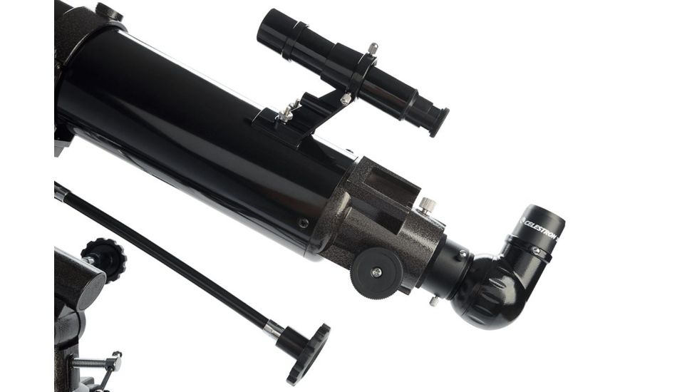 OpticsPlanet Exclusive Celestron PowerSeeker 80EQ Refractor Telescope with Motor Drive Package, Tripod, 21048-OP