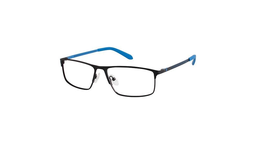 Champion 1006 Eyeglass Frames - Frame BLACK/BLUE CU100601