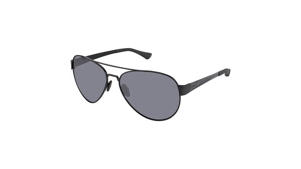 Champion Eyes 6027 Single Vision Prescription Sunglasses CU602702 - Frame Color Black / Gun