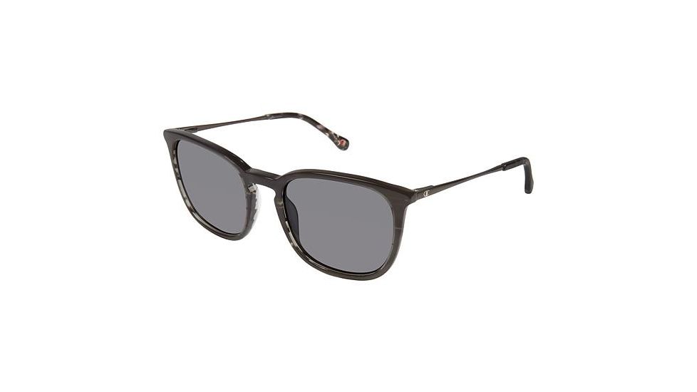 Champion Eyes 6039 Sunglasses - Frame Grey Stripetort, Lens Color Silver Flash, Size 53/20mm CU603903